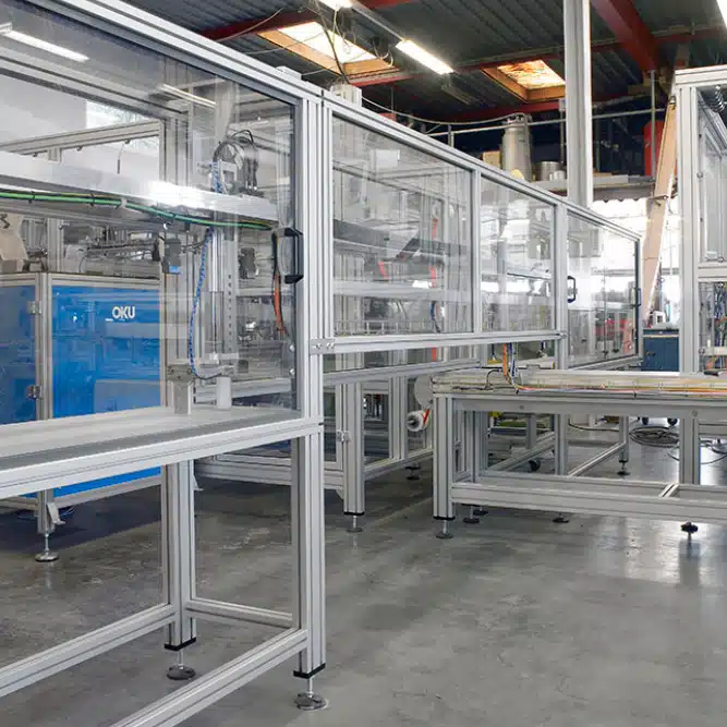 Cartérisation de ligne de production