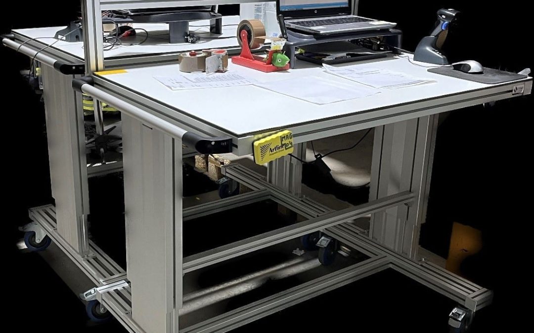 Table élévatrice préparation de commande