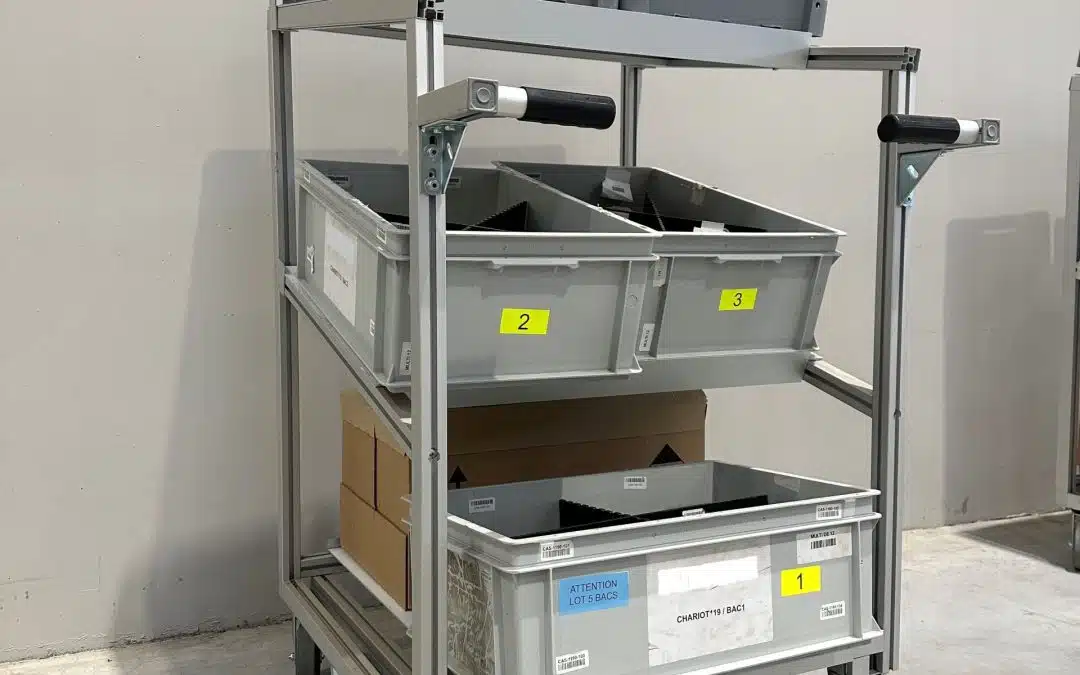 Chariot de picking pour lean production